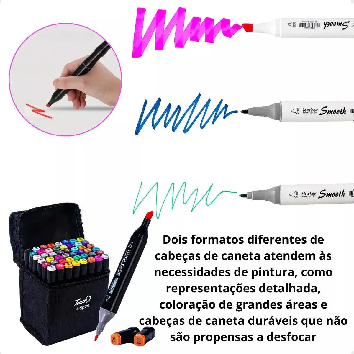 Kit Livro Bobbie Goods Capa Dura + 120 Canetas Touch